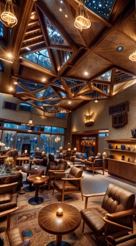 alpine restaurant,wooden beams,salt bar,beach restaurant,atlantic grill,billiard room,lodge,clubhouse,yacht club,wine bar,fine dining restaurant,piano bar,hotel lobby,indian canyon golf resort,ski facility,boathouse,bar billiards,lobby,unique bar,floating restaurant