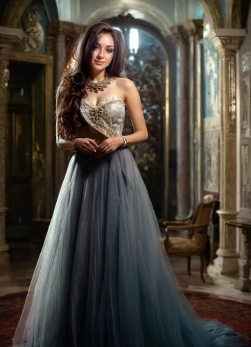 princess sofia,quinceanera dresses,miss circassian,ball gown,cinderella,a princess,celtic woman,kajal aggarwal,deepika padukone,enchanting,quinceañera,fairy queen,evening dress,digital compositing,debutante,princess,bridal clothing,fairy tale character,celtic queen,hoopskirt