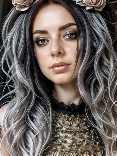 gray color,lace wig,artificial hair integrations,glacier gray,gunmetal,layered hair,hair coloring,silvery,natural color,silvery blue,feathered hair,dahlia white-green,trend color,grey,silver,gray-green,gypsy hair,silver blue,gray,neutral color