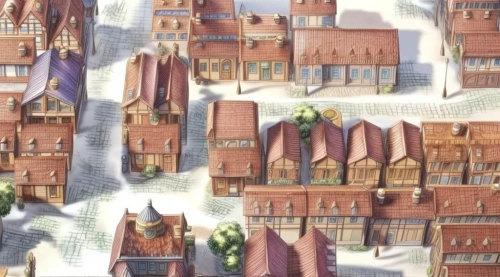 medieval town,medieval architecture,townscape,escher village,kings landing,background pattern,hamelin,medieval,hogwarts,terracotta tiles,fabric design,christmas wrapping paper,gift wrapping paper,oktoberfest background,fantasy city,townhouses,houses clipart,stage curtain,castles,castelul peles