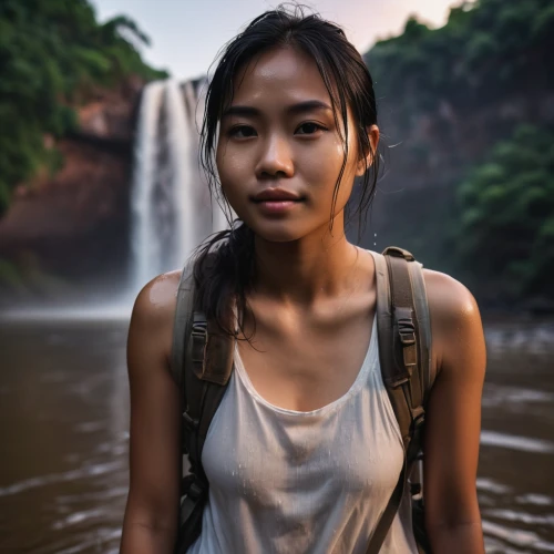 girl on the river,vietnam,vietnamese woman,cambodia,vietnam's,laos,asian woman,mekong,girl in t-shirt,wet girl,vietnamese,vietnam vnd,girl portrait,asian girl,myanmar,asia,portrait photographers,mystical portrait of a girl,a girl with a camera,water nymph,Photography,General,Cinematic
