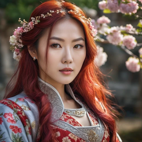 oriental princess,beautiful girl with flowers,hanbok,oriental girl,asian woman,vintage asian,vietnamese woman,inner mongolian beauty,mulan,phuquy,floral japanese,apricot blossom,asian costume,asian culture,korean,ginger blossom,spring blossom,japanese woman,asian vision,flower fairy,Photography,General,Natural