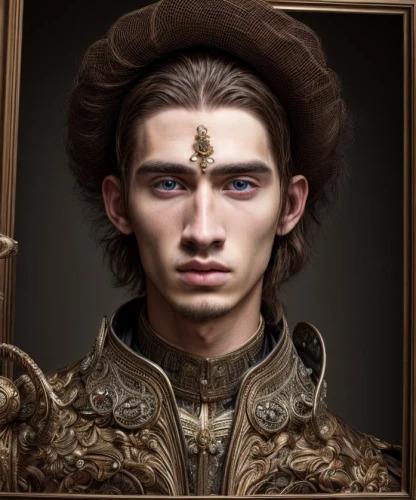 leonardo devinci,male elf,kokoshnik,fantasy portrait,lokportrait,pagan,leonardo da vinci,elven,bran,gothic portrait,vladimir,emperor,yi sun sin,artus,melchior,male character,baroque,eurasian,shuanghuan noble,lorenzo,Common,Common,Fashion