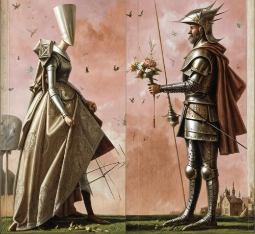 don quixote,knight armor,accolade,fleur-de-lys,joan of arc,man and wife,the order of the fields,ballet don quijote,knight,épée,man and woman,knights,bows and arrows,knight tent,knight festival,dispute,bach knights castle,middle ages,the carnival of venice,armour,Common,Common,Natural