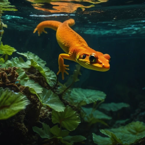 golden poison frog,california newt,fire-bellied toad,oriental fire-bellied toad,poison dart frog,coral finger frog,phyllobates,eastern newt,pacific newt,red-eyed tree frog,true salamanders and newts,malagasy taggecko,coral finger tree frog,foxface fish,smooth newt,water frog,fire salamander,aquarium inhabitants,tiger salamander,lungless salamander,Photography,Artistic Photography,Artistic Photography 01