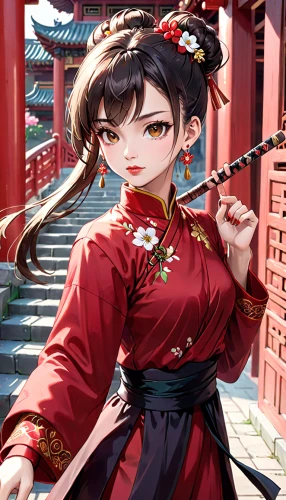 oriental princess,geisha,geisha girl,oriental girl,mukimono,hanbok,wuchang,katana,oriental,kimono,samurai,sensoji,mulan,oriental painting,plum blossoms,spring festival,koto,chinese style,samurai fighter,asia,Anime,Anime,General
