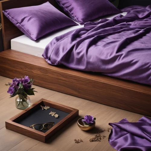 wooden mockup,bedding,bed,bed linen,bed frame,lavander products,wood and flowers,waterbed,futon pad,purple chestnut,bed in the cornfield,track bed,sleeping room,purple frame,duvet cover,purple,futon,coffins,sleeping pad,canopy bed,Photography,General,Natural