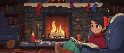 christmas fireplace,warm and cozy,fireplace,yule log,fireside,cozy,warmth,log fire,christmas room,fire place,christmas banner,christmas trailer,christmas scene,fireplaces,christmas movie,hygge,warming,hearth,christmas stockings,winter house,Illustration,Japanese style,Japanese Style 07