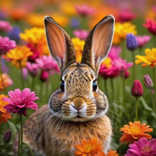 bunny on flower,flower animal,european rabbit,springtime background,flower background,cottontail,field hare,dwarf rabbit,audubon's cottontail,spring background,mountain cottontail,leveret,easter background,floral background,hare,eastern cottontail,brown rabbit,young hare,american snapshot'hare,desert cottontail,Photography,Documentary Photography,Documentary Photography 17