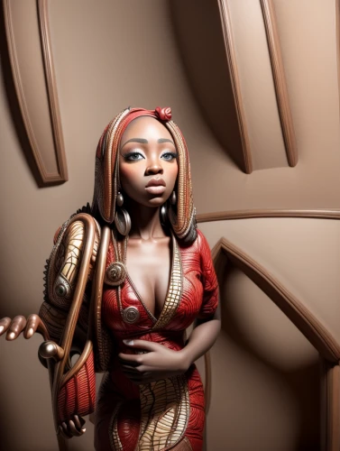 brandy,african woman,lira,nigeria woman,african art,cleopatra,african culture,cameroon,african american woman,black woman,3d render,ancient egyptian girl,queen bee,digital compositing,pharaonic,african drums,portrait background,african,jazz singer,clay doll