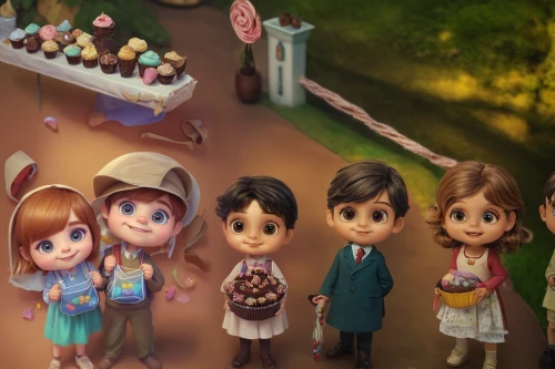 cute cartoon image,doll's festival,easter festival,birthday party,toy's story,garden party,party banner,ice cream parlor,cake shop,villagers,ice cream stand,little people,ice cream van,bakery,children's birthday,clay animation,street party,kids party,kids illustration,ice cream cart