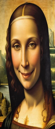 the mona lisa,mona lisa,leonardo da vinci,botticelli,vinci,woman's face,meticulous painting,italian painter,girl-in-pop-art,painting technique,art painting,portrait of christi,girl with a pearl earring,photo painting,woman face,the girl's face,portrait background,mary-gold,cepora judith,world digital painting,Conceptual Art,Daily,Daily 20