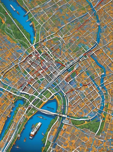 city map,saintpetersburg,hanseatic city,saint petersburg,mannheim,st petersburg,city cities,leipzig,hamburg,metropolises,cartography,yokohama,hafencity,tianjin,tokyo city,malmö,asakusa,delft,berlin pancake,turku,Illustration,American Style,American Style 04