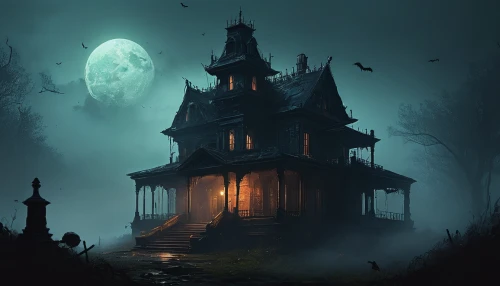 witch's house,witch house,the haunted house,haunted house,lonely house,creepy house,haunted castle,ghost castle,haunted cathedral,halloween background,halloween illustration,halloween wallpaper,haunted,ancient house,house in the forest,house silhouette,halloween scene,abandoned house,little house,wooden house,Conceptual Art,Fantasy,Fantasy 06