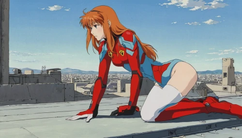 asuka langley soryu,evangelion eva 00 unit,evangelion,kayano,sidonia,torii,on the roof,evangelion unit-02,eva unit-08,wonder,fighting stance,matsumoto,白斩鸡,sitting,clamp,odaiba,evangelion evolution unit-02y,rooftop,goddess of justice,kneeling,Art,Classical Oil Painting,Classical Oil Painting 33