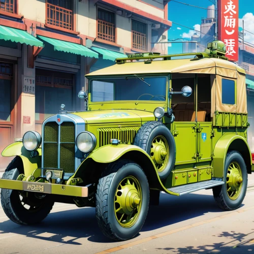 dodge power wagon,dodge m37,yellow jeep,ural-375d,willys jeep truck,ford cargo,changhe z-11,willys-overland jeepster,new vehicle,cj7,willys jeep,malayan,land rover series,m35 2½-ton cargo truck,artillery tractor,long cargo truck,gaz-53,vintage vehicle,veteran car,retro vehicle,Illustration,Japanese style,Japanese Style 03