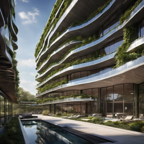 eco hotel,futuristic architecture,eco-construction,terraces,arq,kirrarchitecture,urban design,block balcony,glass facade,archidaily,autostadt wolfsburg,ecological sustainable development,residential tower,apartment block,mixed-use,modern architecture,residential,balconies,apartment building,wine-growing area,Photography,General,Natural