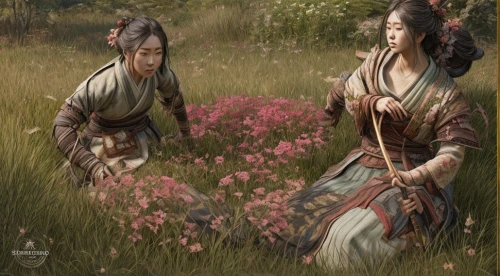 korean culture,floral greeting,hanbok,flowers of the field,kimjongilia,geisha,yi sun sin,picking flowers,flower delivery,shuanghuan noble,oriental painting,japanese floral background,hwachae,twin flowers,floral japanese,spring festival,goki,blooming grass,wuchang,asian culture,Game Scene Design,Game Scene Design,Japanese Martial Arts