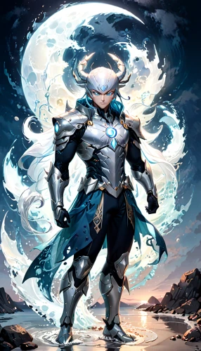 wind warrior,sea god,god of the sea,garuda,poseidon,astral traveler,fantasy warrior,mergus,zodiac sign libra,archangel,dragon li,light bearer,summoner,sea swallow,constellation wolf,shaman,male character,sea man,dane axe,the wanderer,Anime,Anime,General