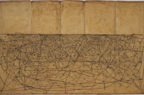 frame drawing,klaus rinke's time field,neurons,openwork frame,neural pathways,kraft paper,twine,frame border drawing,sheet drawing,rhizome,manuscript,linen paper,tangle,wood board,recycled paper with cell,parchment,wall panel,wireframe,kraft notebook with elastic band,framework,Conceptual Art,Oil color,Oil Color 15