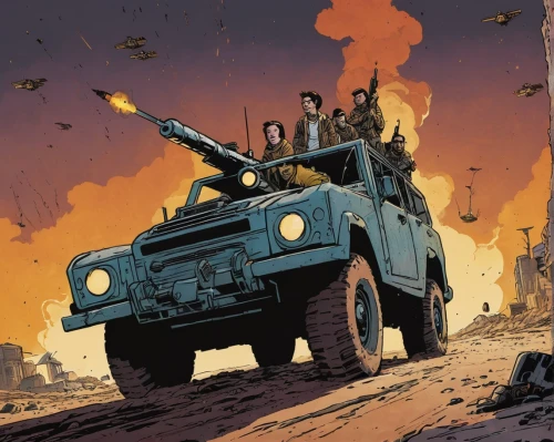 humvee,uaz-452,uaz patriot,military jeep,armored vehicle,medium tactical vehicle replacement,uaz-469,convoy,combat vehicle,gaz-53,willys jeep,military vehicle,mad max,snatch land rover,artillery tractor,m113 armored personnel carrier,the vehicle,children of war,armored car,jeep rubicon,Illustration,Children,Children 02