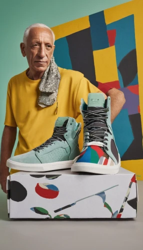picasso,raf,age shoe,tinker,trainers,sneakers,multicolor,multi color,popart,valentino,multi-color,shoes icon,elderly man,trainer with dolphin,icon collection,shoe,color blocks,sneaker,color block,carts,Art,Artistic Painting,Artistic Painting 05