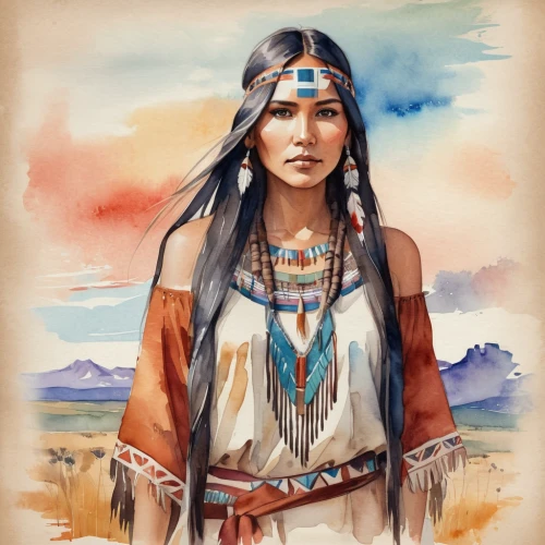 cherokee,american indian,native american,the american indian,pocahontas,amerindien,native,cheyenne,anasazi,first nation,warrior woman,red cloud,buckskin,indian headdress,native american indian dog,tribal chief,aborigine,shamanism,boho art,shamanic,Illustration,Paper based,Paper Based 25