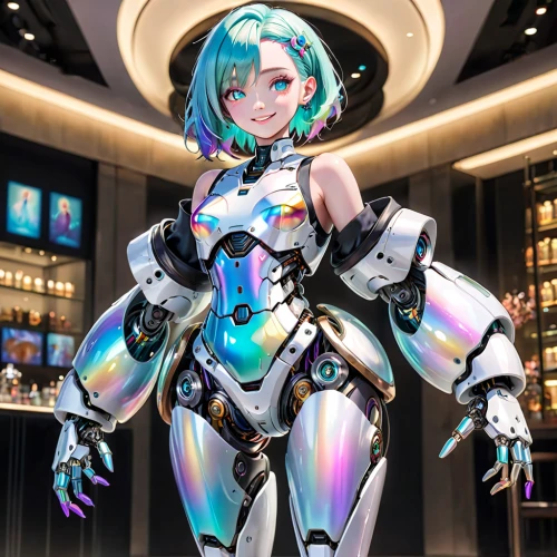 minibot,ai,ixia,hatsune miku,symetra,mecha,nova,vector girl,chat bot,cyber,honmei choco,bot,android,digiart,cyborg,kosmea,mech,mezzelune,robot,odaiba,Anime,Anime,General