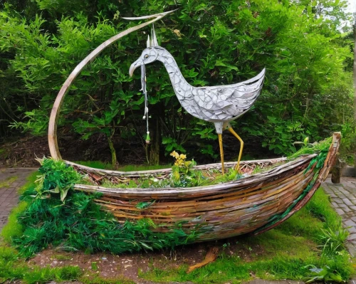 garden sculpture,swan boat,garden decoration,garden decor,harp with flowers,pineapple boat,garden swing,garden bird,yard art,viking ship,constellation swan,fishing float,phoenix boat,trumpet of the swan,bird home,garden birds,scrap sculpture,garden ornament,climbing garden,start garden,Conceptual Art,Graffiti Art,Graffiti Art 03