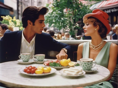 breakfast at tiffany's,parisian coffee,pretty woman,paris cafe,vintage boy and girl,vintage man and woman,50's style,street cafe,notting hill,vintage 1950s,a buy me a coffee,fifties,french coffee,the coffee shop,vintage fashion,high tea,before sunrise,afternoon tea,honeymoon,coffee break,Photography,Fashion Photography,Fashion Photography 19