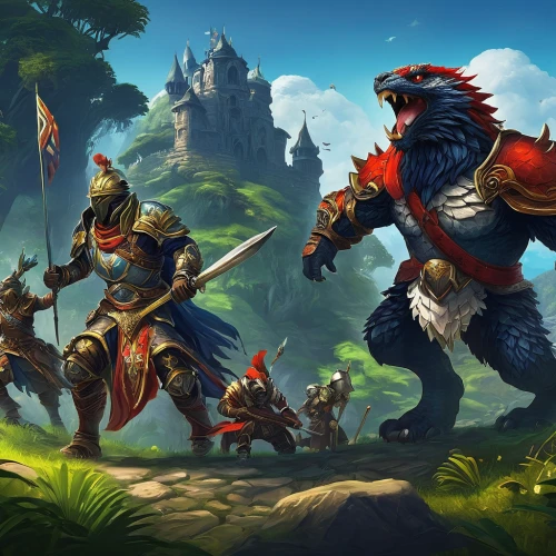 skylander giants,gryphon,massively multiplayer online role-playing game,garuda,forest king lion,game illustration,warrior and orc,kobold,guards of the canyon,northrend,scandia gnome,heroic fantasy,scandia gnomes,fantasy warrior,griffon bruxellois,bear guardian,castleguard,dane axe,fantasy art,feathered race,Art,Classical Oil Painting,Classical Oil Painting 08