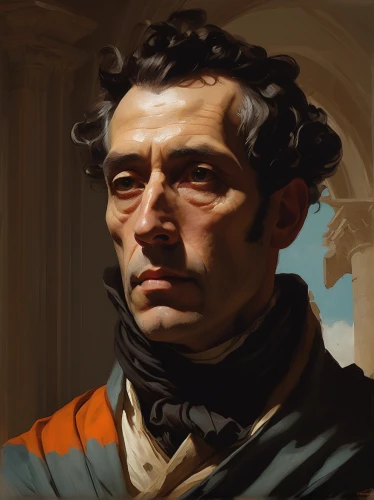 barberini,italian painter,fantasy portrait,self-portrait,bernini,julius caesar,bonifacio,digital painting,moody portrait,napoleon bonaparte,caesar,napoleon,casado,artist portrait,romanescu,roman soldier,portrait background,portrait,florentine,htt pléthore,Art,Classical Oil Painting,Classical Oil Painting 40