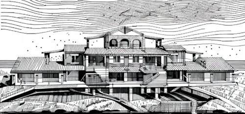 beach house,beachhouse,house drawing,house of the sea,escher,stilt house,hand-drawn illustration,model house,printing house,camera illustration,timber house,house hevelius,ferry house,dunes house,stilt houses,boat house,panoramical,panopticon,clay house,kirrarchitecture,Design Sketch,Design Sketch,None