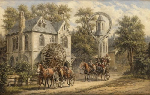 pilgrims,horse-drawn carriage,village scene,horse-drawn,carriage,horse-drawn vehicle,horse and cart,straw carts,procession,camel caravan,carriages,covered wagon,christmas caravan,horse carriage,19th century,horse drawn,notre dame de sénanque,church painting,hunting scene,stagecoach,Game Scene Design,Game Scene Design,Medieval
