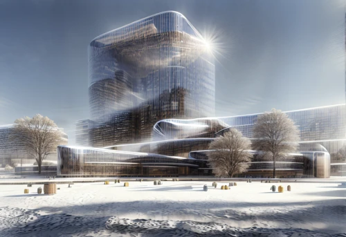 futuristic architecture,solar cell base,ekaterinburg,hudson yards,snowhotel,sky space concept,kirrarchitecture,elbphilharmonie,glass facade,ulaanbaatar centre,3d rendering,futuristic art museum,archidaily,office buildings,renaissance tower,hongdan center,residential tower,cube stilt houses,arq,stalin skyscraper