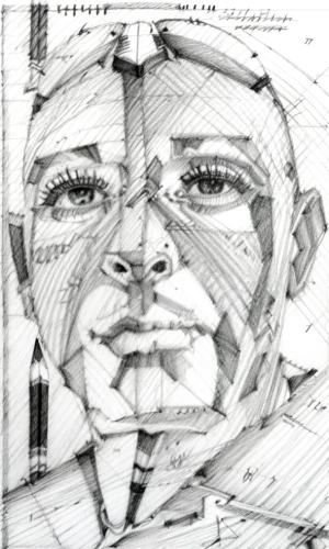 wireframe graphics,wireframe,squared paper,pencil and paper,face portrait,graph paper,camera drawing,game drawing,crosshatch,face,frame drawing,ball point,human head,pencil lines,line drawing,bloned portrait,sheet drawing,post-it note,thinking man,ballpoint,Design Sketch,Design Sketch,Pencil Line Art