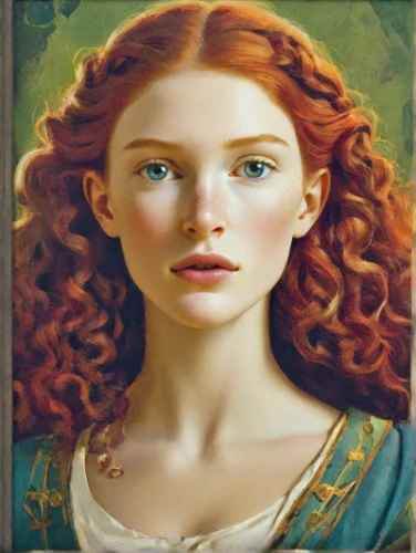 merida,celtic queen,fantasy portrait,portrait of a girl,mystical portrait of a girl,celtic woman,redheads,young woman,red-haired,girl portrait,young girl,fae,virgo,lilian gish - female,princess anna,angelica,fairy tale character,queen anne,young lady,cepora judith