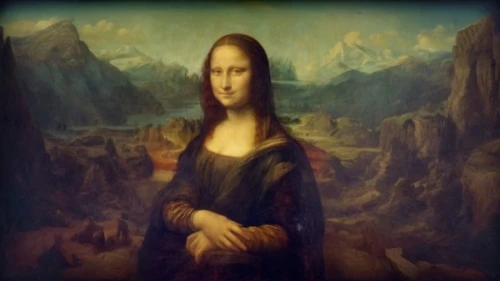 mona lisa,leonardo da vinci,the mona lisa,vinci,paintings,louvre,woman sitting,portrait background,leonardo,art,digiart,pferdeportrait,art painting,lokportrait,portrait of a woman,gothic portrait,artist portrait,portrait of christi,painting technique,portrait of a girl