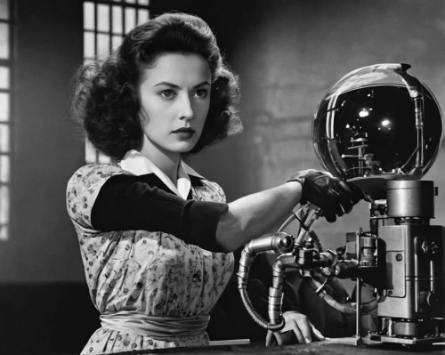 teresa wright,hedy lamarr-hollywood,hedy lamarr,maureen o'hara - female,switchboard operator,telephone operator,women in technology,jane russell-female,jean simmons-hollywood,1940 women,shirley temple,theodolite,movie camera,machine learning,atomic age,cordless screwdriver,rear window,clockmaker,film projector,sigourney weave,Photography,Black and white photography,Black and White Photography 11