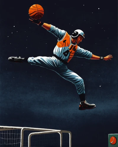 slamball,globetrotter,wall & ball sports,michael jordan,ball sports,basketball player,vector ball,zero gravity,streetball,slam dunk,astronautics,air jordan,freestyle football,basketball,astronaut,dunker,3x3 (basketball),astronauts,cosmonaut,nba,Art,Classical Oil Painting,Classical Oil Painting 38