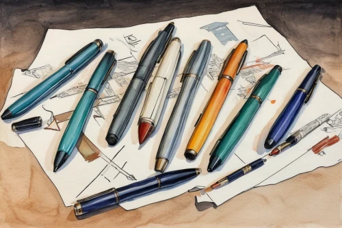 fountain pens,writing implements,writing utensils,fountain pen,count of faber castell,stationery,pens,watercolor shops,art tools,color pencil,writing implement,writing or drawing device,colourful pencils,pen filler,pencil icon,writing instrument accessory,sewing tools,colored pencils,coloured pencils,drawing course,Illustration,Vector,Vector 07