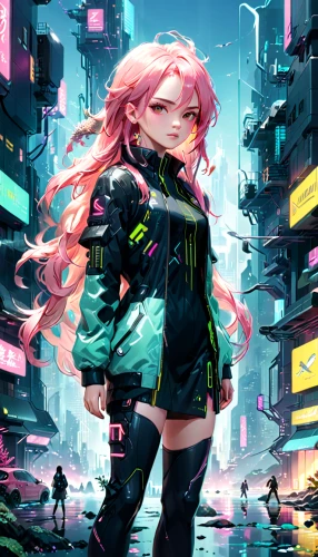 cyberpunk,cyber,shinjuku,shibuya,vocaloid,hatsune miku,persona,colorful city,harajuku,nico,suburb,cityscape,cyberspace,jacket,uruburu,umeda,poison,kamaboko,android inspired,tokyo city,Anime,Anime,General