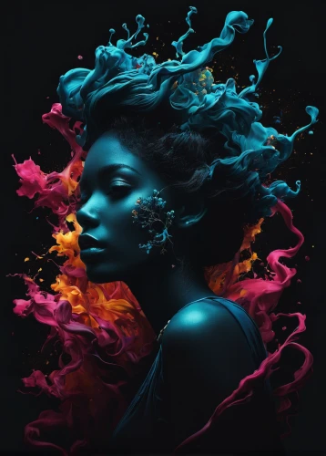 neon body painting,artist color,aura,black woman,gradient effect,colors,the colors,dye,echo,chromatic,color,color picker,color powder,color lead,gemini,synthesis,colours,harmony of color,the color,andromeda,Photography,Artistic Photography,Artistic Photography 05