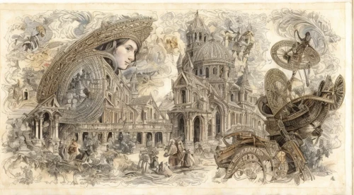 notredame de paris,the carnival of venice,notre dame,the annunciation,notre-dame,haunted cathedral,the angel with the veronica veil,hand-drawn illustration,saint michel,nidaros cathedral,the prophet mary,the angel with the cross,gothic portrait,game illustration,arthur rackham,nativity,castle of the corvin,the pied piper of hamelin,saint mark,joan of arc,Game Scene Design,Game Scene Design,Renaissance