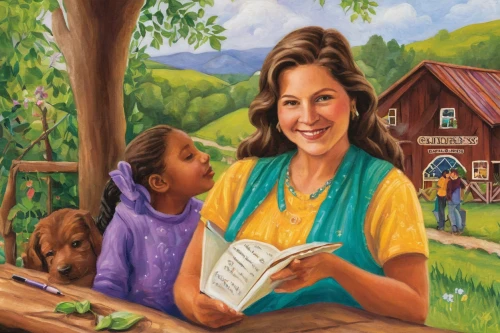 children learning,little girl reading,child with a book,church painting,children studying,childrens books,children's background,montessori,home schooling,girl scouts of the usa,child care worker,financial education,homeschooling,tutoring,eading with hands,children drawing,book illustration,a collection of short stories for children,biblical narrative characters,woman holding pie,Illustration,Paper based,Paper Based 09