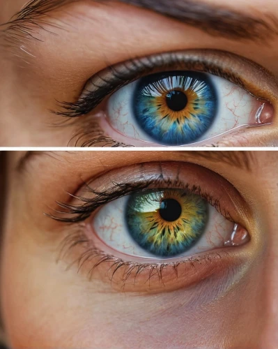 women's eyes,ojos azules,heterochromia,pupils,the blue eye,yellow and blue,blue eye,children's eyes,peacock eye,pupil,eyes,eyes makeup,multicolor faces,the eyes of god,algerian iris,eye cancer,blue eyes,eye,golden eyes,gold eyes,Photography,General,Cinematic