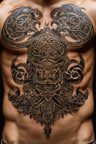 tribal bull,maori,thai pattern,barong,tattoo,my back,chinese dragon,lethwei,tattoos,rib cage,with tattoo,tattooed,lotus tattoo,siam fighter,body art,traditional chinese medicine,ribs back,tattoo artist,muay thai,torso,Art,Classical Oil Painting,Classical Oil Painting 17