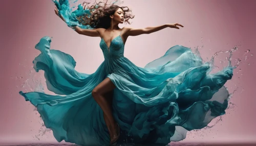 flamenco,twirl,gracefulness,twirling,whirling,dancer,color turquoise,splash photography,blue enchantress,twirls,hoopskirt,dance,photoshop manipulation,image manipulation,water splash,splashing,valse music,ball gown,turquoise,flowing,Photography,General,Natural