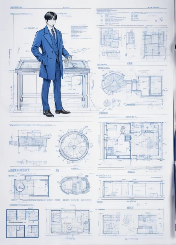 blueprints,blueprint,costume design,technical drawing,blue print,naval architecture,architect plan,structural engineer,sheet drawing,frame drawing,wireframe graphics,blue-collar worker,railroad engineer,design elements,male poses for drawing,automotive design,architect,illustrations,inspector,industrial design,Unique,Design,Blueprint