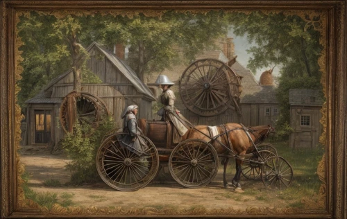 girl with a wheel,straw cart,horse-drawn carriage,horse and cart,horse-drawn vehicle,straw carts,carriage,wooden carriage,horse and buggy,horse carriage,wooden cart,horse-drawn,horse-drawn carriage pony,covered wagon,stagecoach,horse drawn carriage,vintage horse,flower cart,horse drawn,man and horses,Game Scene Design,Game Scene Design,Medieval